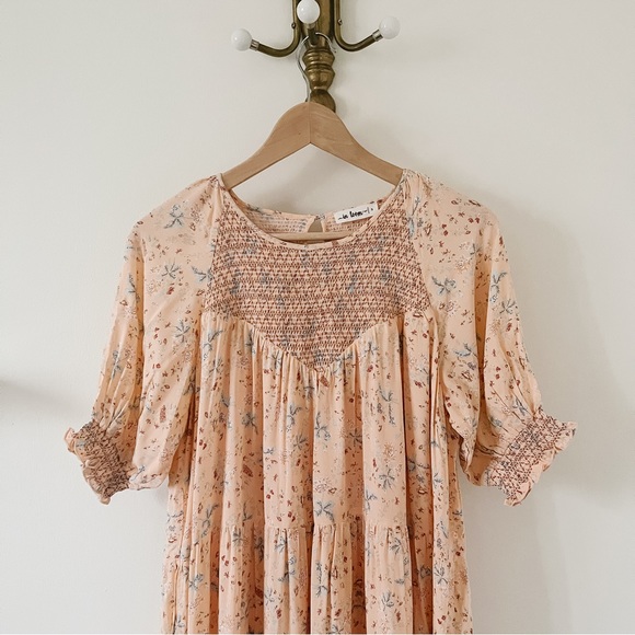 Dresses & Skirts - IN LOOM Peach Floral Dress